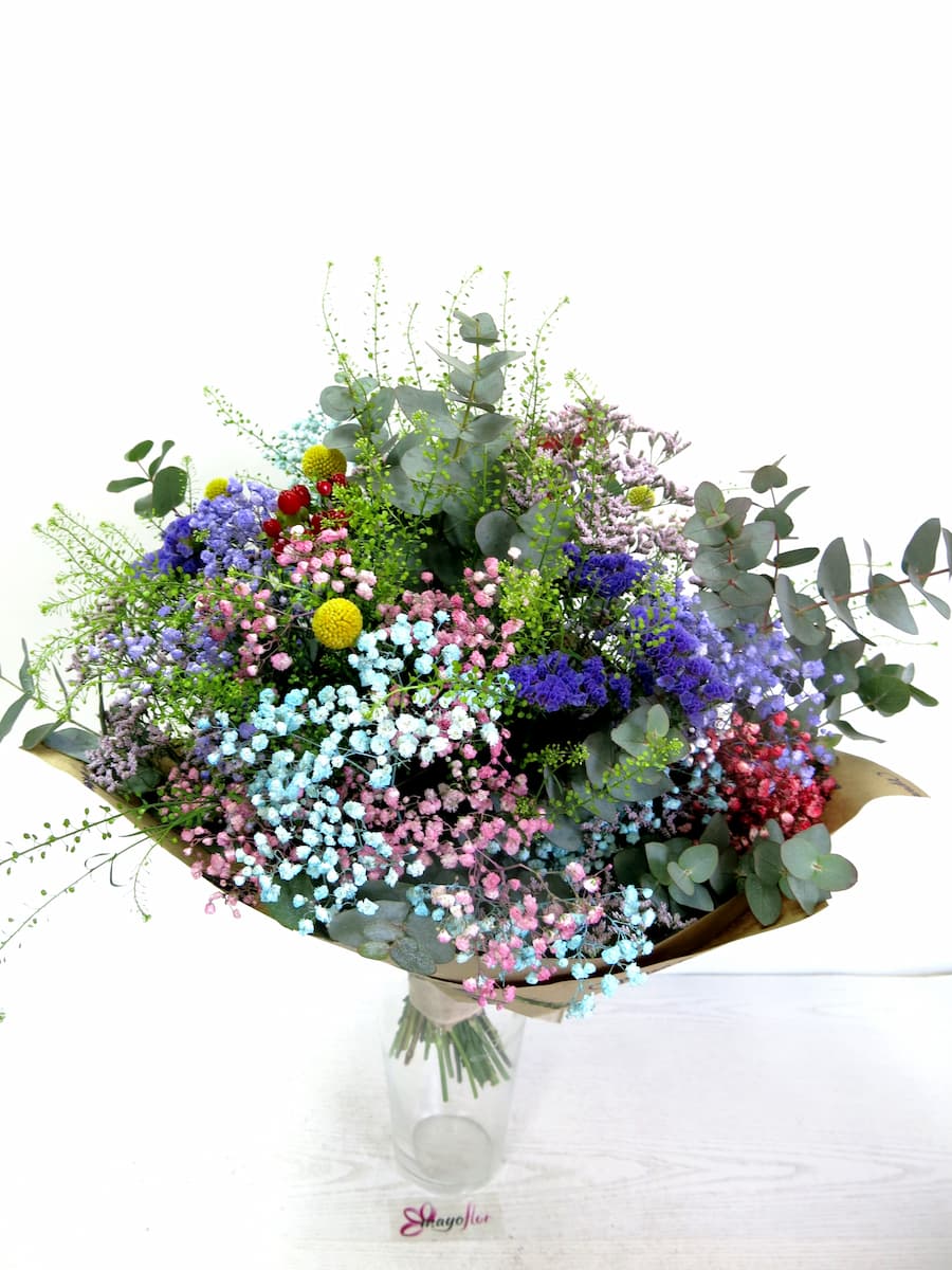 The colourful fantasy bouquet