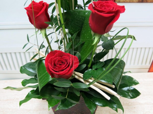6 Rosas en Cesta - Foto 3