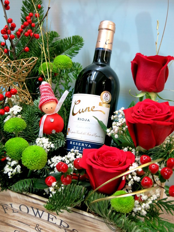 Cesta sorpresa con flores - Foto 4