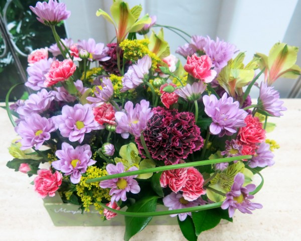 Caja de madera con flores - Foto 3