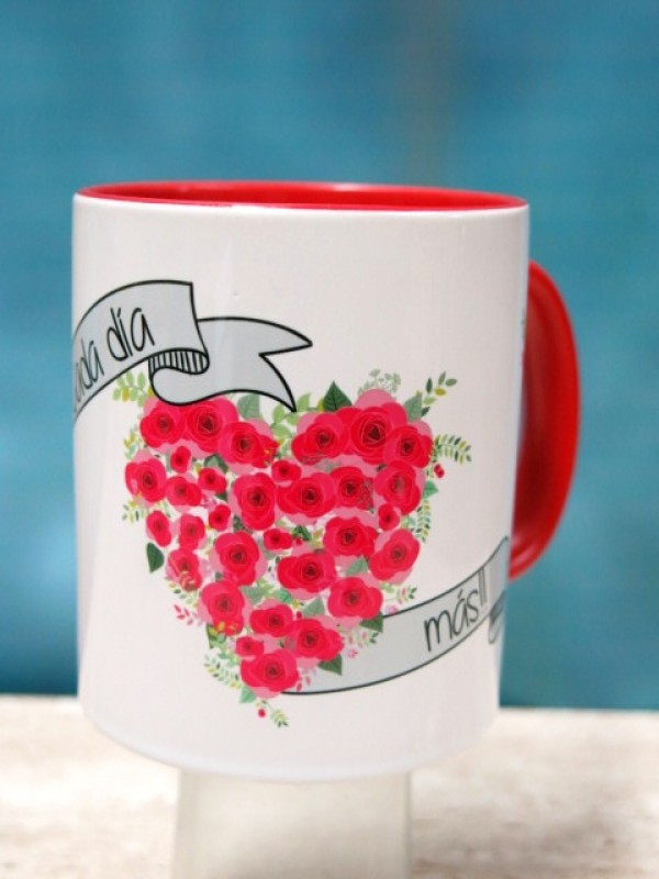 Coffee cup Mayoflor &quot;Every day I love you more&quot; - Foto 3