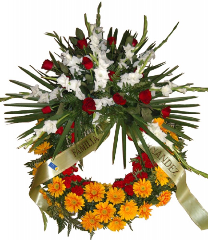 Wreath of flowers for the dead - Foto principal