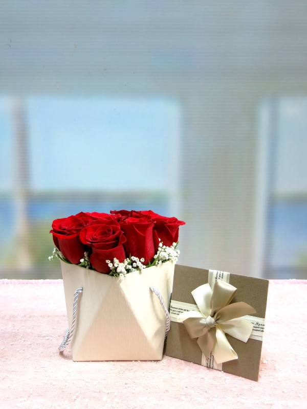 Original caja con 6 Rosas - Foto 3